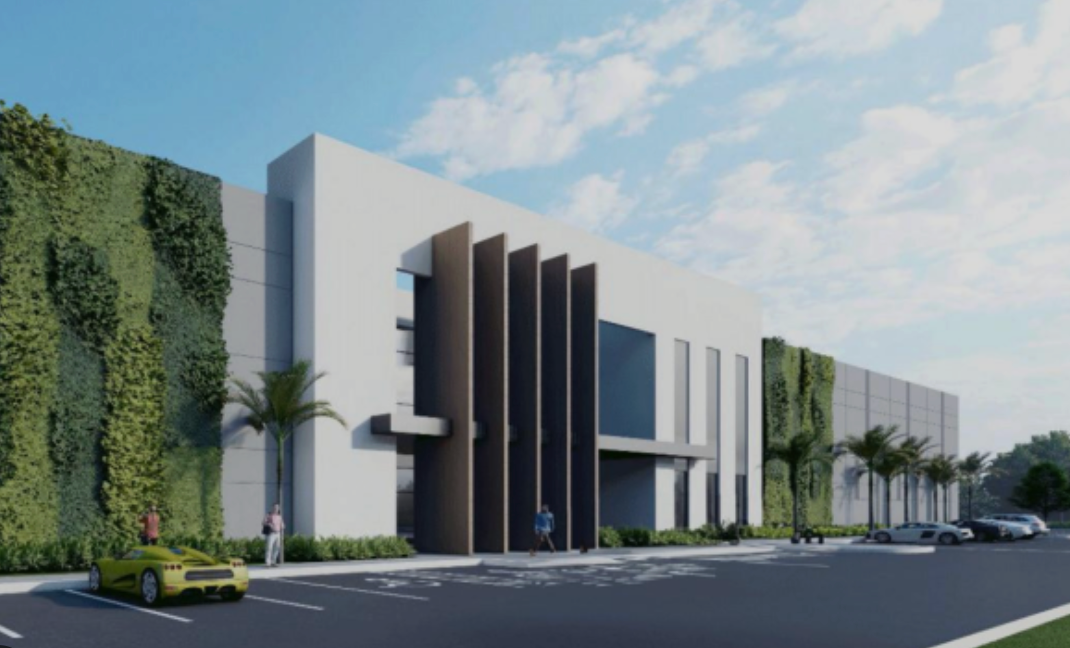 Architectural rendering of Boca Paddle facility at North Park